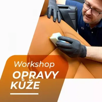 Motocyklový chránič kolene a holeně ŠKOLENÍ RENOVACE KŮŽE A BARVENÍ - JEDNODENNÍ WORKSHOP