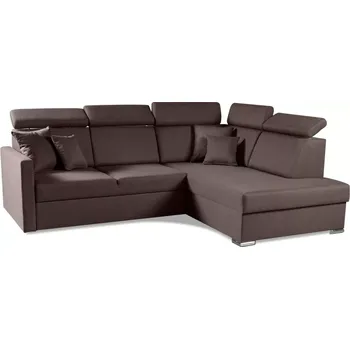 Sedací souprava Rohová sedací souprava Morrison XL, pravá, hnědá (tatum 273)