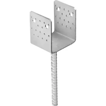 Stavební materiál Patka sloupku PSS 100 – 101×125×100×4 mm