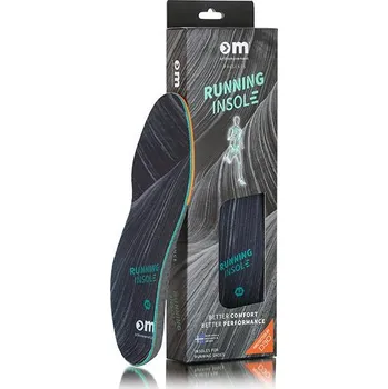Vložka do bot OM Vložky do bot Running Insole Upgrade 45 MODRÁ|ORANŽOVÁ|ČERNÁ
