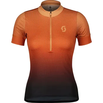 cyklistický dres Dámský cyklistický dres SCOTT Endurance 15 kr. rukáv Rose Beige/Braze Orange - vel. S r.23