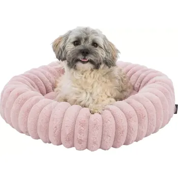 Pelíšek pro psa TRIXIE Kulatý pelech LONNI, sametový manšestr, růžová ø 60 cm