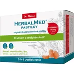 HerbalMed pastilky Dr.Weiss Jitrocel + mateřídouška + lípa + vitamin C 24+6