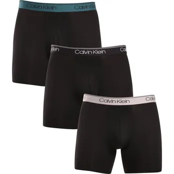 Boxerky 3PACK pánské boxerky Calvin Klein černé (NB2570A-Q7E) S NB2570A-Q7E Možnost vrácení zboží ZDARMA do 120 dnů!
