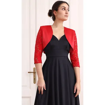 Bolerko TopMode Saténové bolerko s krajkou 1045716