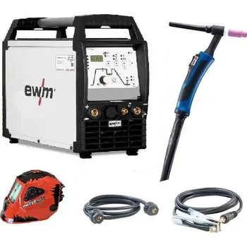 Svářečka TIG svářečka EWM Picotig 200 AC/DC puls HF 8P - výhodný SET Varianta: SET 2: svářečka s výbavou v popisu stroje + kukla profi 090-000188-00504