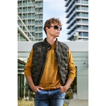 Pánská vesta Pánská vesta Barva: Zelená, Velikost: S, Střih: REGULAR FIT