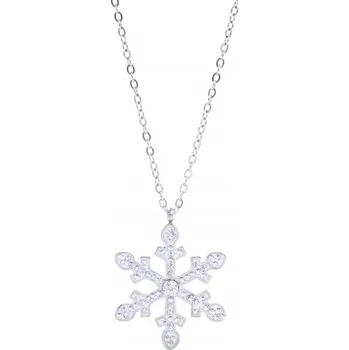 Řetízek Prosperk Řetízek ocelový vločka se zirkonky S5164