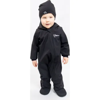 Dětský overall Kulišárny Softshell široký overal BLACK VELIKOST: 62-68