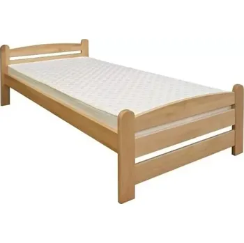Postel Dřevěná postel KAREL - smrk, 200x90