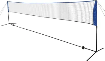 Badmintonová síť Badmintonová síť s 3 košíčky 600 x 155 cm 