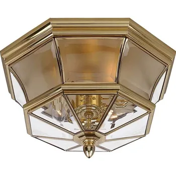 Nástěnné svítidlo Elstead Venkovní stropní světlo Quoizel NEWBURY-F-PB