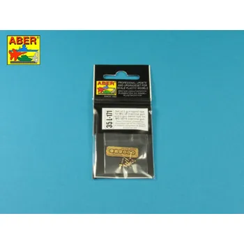 Cizojazyčná kniha Aber Models 1/35 Set of gun barrel tips for MG 08 x3 pcs. And barrel tips for MG 08/15 x 3 pcs.