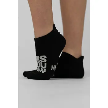 Pánské ponožky NEBBIA “HI-TECH” crew ponožky YES YOU CAN černá 35-38