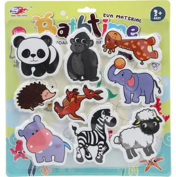 Hračka pro nejmenší Zvířátka safari do vany