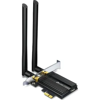 Počítačové příslušenství Síťová karta TP-Link Archer TX50E WiFi 6, Bluetooth, 574Mbps 2,4GHz/ 2402Mbps 5GHz, PCI-e