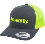 kšiltovka Meatfly MF Logo Trucker - Charcoal/Neon Green one size