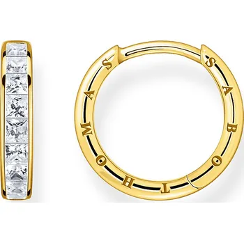 Náušnice Thomas Sabo CR668-414-14 Creoles - Stone Pave