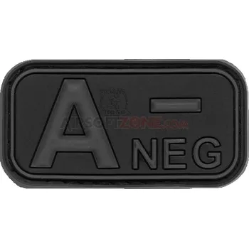 Nášivka Gumová nášivka Jackets to Go krev A NEG - šedá