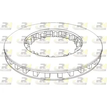 Brzdový kotouč ROADHOUSE Brzdový kotouč - 432 mm RDH NSX1143.21 + DOPRAVA ZDARMA!