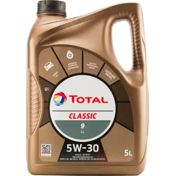 Total Classic 9 Long Life 5W-30 - 5l (Syntetický motorový olej pro benzinové a dieselové motory se systémy následné úpravy)