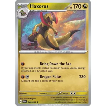 Karetní hra Haxorus 046/064 - Shrouded Fable Typ karty: Holo