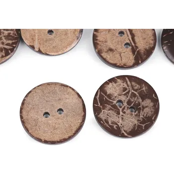 Galanterie Knoflík kokos 30mm (Knoflík oboustranný kokos 30mm)