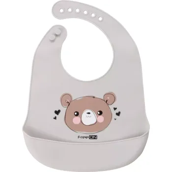 Bryndák Silikonový bryndák Medvídek šedý