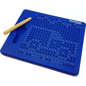 Magnetická kreslící tabulka Magnetická kreslící tabulka Magpad - modrá - 380 kuliček