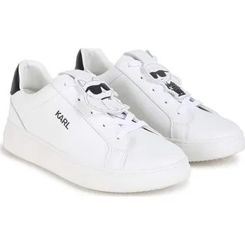 Dámské tenisky Dětské kožené tenisky Karl Lagerfeld Z30313.36.39 bílá 00X, EUR 36