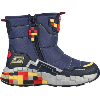 Pánská obuv Chlapecká zateplená zimní obuv Skechers MEGA-CRAFT 31 Modrá, Žlutá, Červená