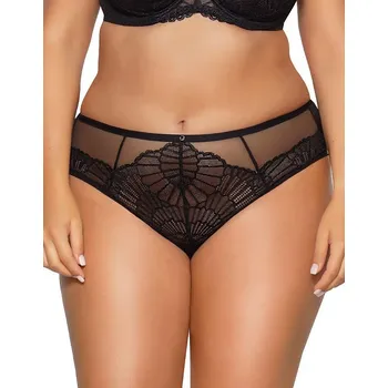 Kalhotky Kalhotky s krajkou Ava 2109/B - brazilky Velikost: XL, Barva: Černá