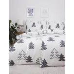 MK Lůžkoviny Francouzské flanelové povlečení - Stromeček 176134251