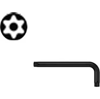 Wiha 24119 Klíč zástrčný šestihranný TORX 27 L-klíč 27x72mm, s otvorem, typ 363TR