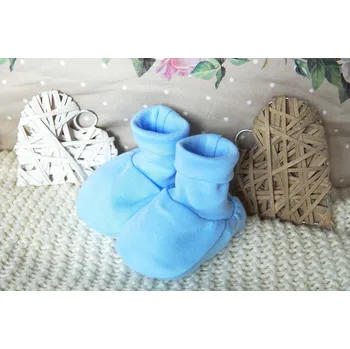 Capáčky AMÁLKA Kojenecké bavlněné capáčky, modré Velikost: 56-68