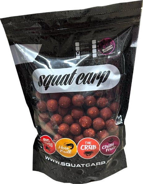 Squat Carp Hotové Boilies Bloody Mulberry 24mm 5kg Squat carp