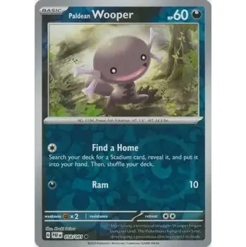 Paldean Wooper (PAF 058) - REVERSE HOLO