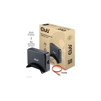 Club3D cestovní nabíječka 240W GaN technologie, 4xUSB-C, PPS + PD 3.1 Support