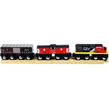 Bigjigs Rall CN nákladní vlak + koleje