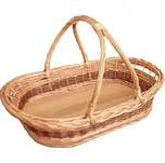 podnos s uchem střední 44x30x27cm lakovaný 331052