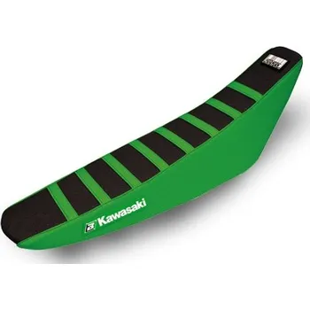 Moto sedlo BLACKBIRD Výprodej POTAH SEDADLA / KRYT KAWASAKI KXF 250/450 '06-'08 ZEBRA BARVA ČERNOZELENÁ