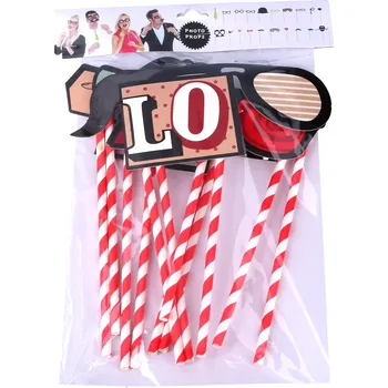 Party dekorace Rekvizity do fotokoutku - Mix