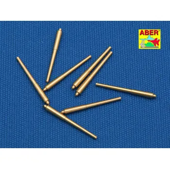 Cizojazyčná kniha Aber Models 1/700 Set of 8 pcs 381mm long barrels for turrets without antiblast covers ships Hood