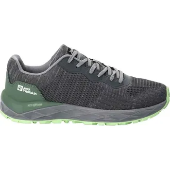 Dámská sportovní obuv Dámská obuv Jack Wolfskin TRAIL WALKER LOW W 4.5 Šedá, Zelená
