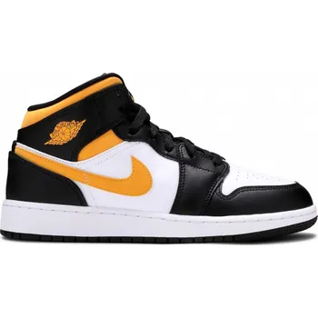 Dámské tenisky Air Jordan Jordan 1 Mid White Pollen Black (GS) Velikost: 38,5