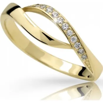 Prsten Cutie Jewellery dlr234610xl1 Zlatý prsten s čirými zirkony model 2346 vel. 57 – zlatý šperk ryzosti 585/1000 v Dárkovém balení s Certifikátem GLRYB-57-23661