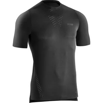 Pánské tričko CEP tričko ULTRALIGHT s krátkým rukávem - pánská - černá Velikost: S