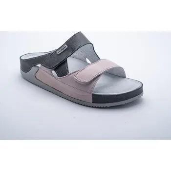 Dámská zdravotní obuv Dámské pantofle Medistyle Zora 7Z-J16/1-5/1, šedo růžové 38