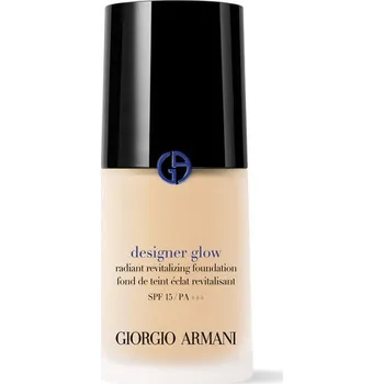 Přípravek na tvář Giorgio Armani Rozjasňující tekutý make-up SPF 15 Designer Glow (Radiant Revitalizing Foundation) 30 ml 1.5 + 2 měsíce na vrácení zboží