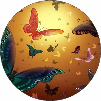 Jedlá dekorace na dort Jedlý papír vzor cukrovinky 19,5 cm